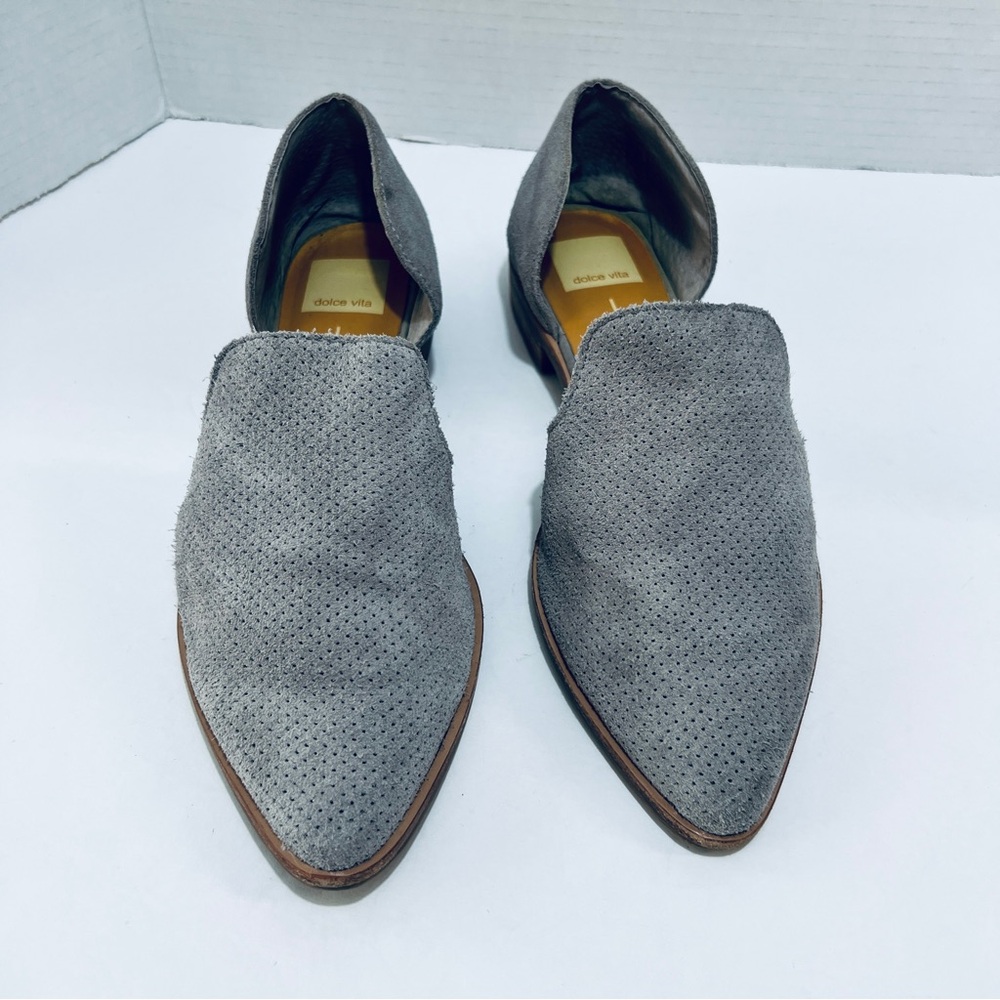 DV by Dolce Vita Perforated Gray Flats